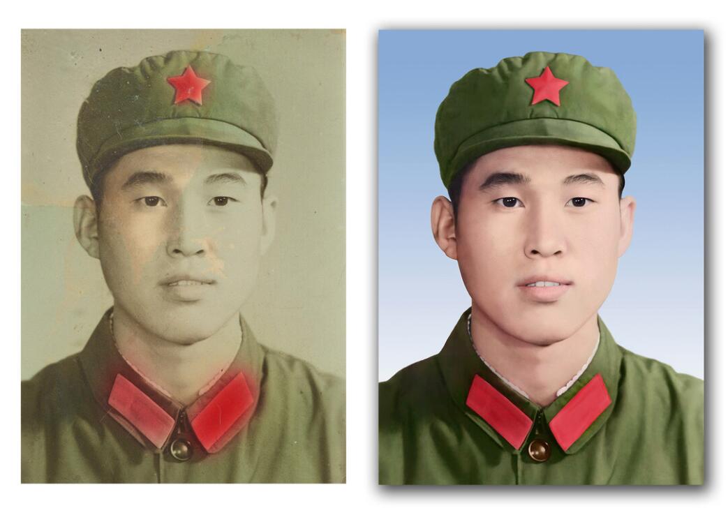 八公山破损照片修复-18
